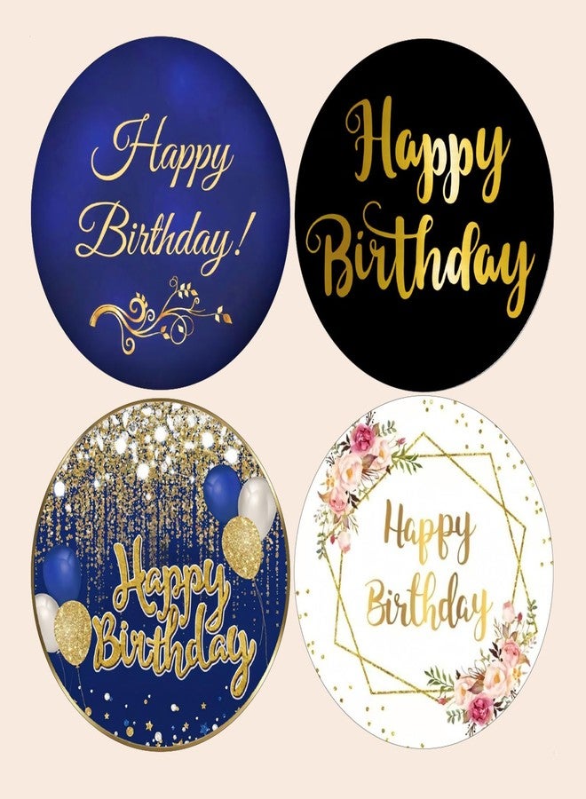 SLGIFT ملصقات فينيل بتصميم عيد ميلاد سعيد من SLGIFT، ملصقات فينيل ذاتية اللصق، 40 قطعة، ملصقات دائرية 2 × 2 بوصة، 4 تصاميم فريدة، R101 - Image 2